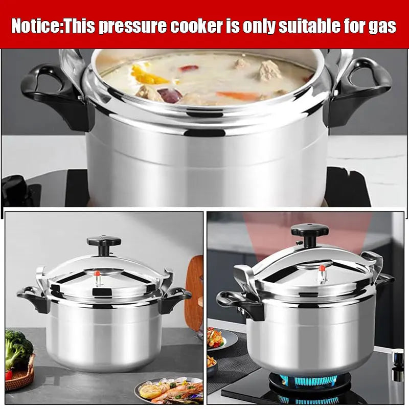 3L/5L/7L Professional Pressure Cooker Heavy-Duty Aluminum Explosion-Proof Cooking Pots for Gas Cooker Pot